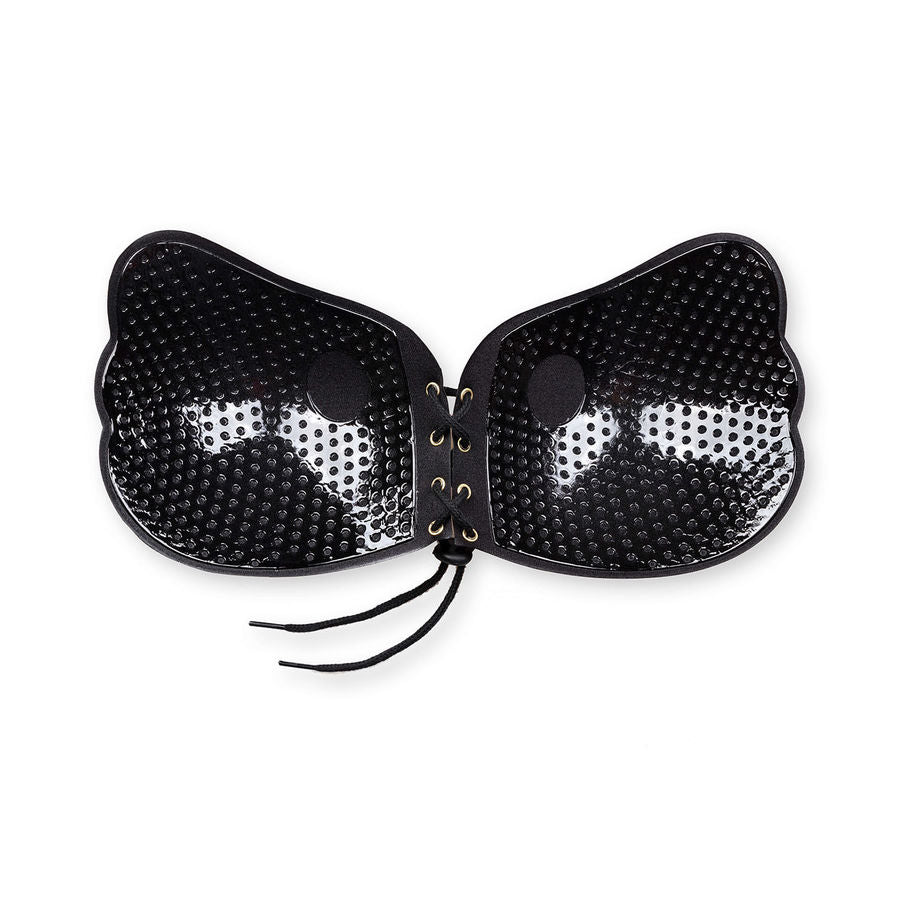 BYE-BRA - LACE-IT REGGISENO PUSH-UP COPPA A NERO