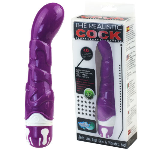 BAILE - THE REALIST COCK VIBRATORE REALISTICO 10 MODALITA' VIOLA
