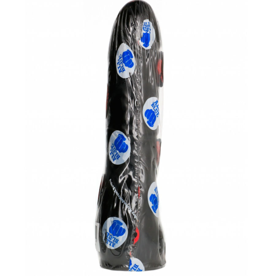 ALL BLACK- DILDO NERO REALISTICO 20 CM