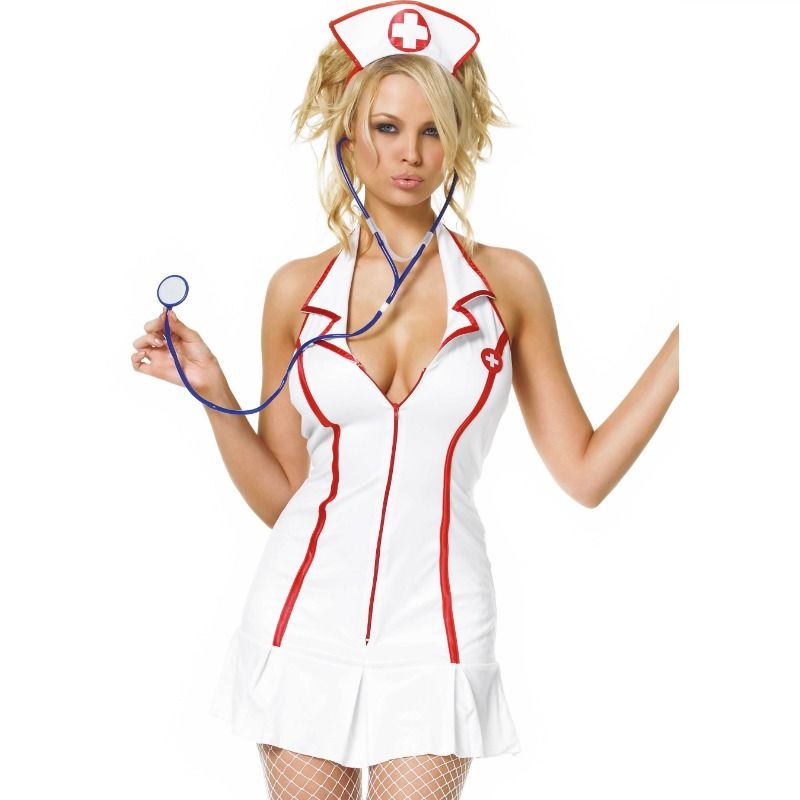 LEG AVENUE - COSTUME DA INFERMIERA 3 PEZZI TAGLIA L/XL