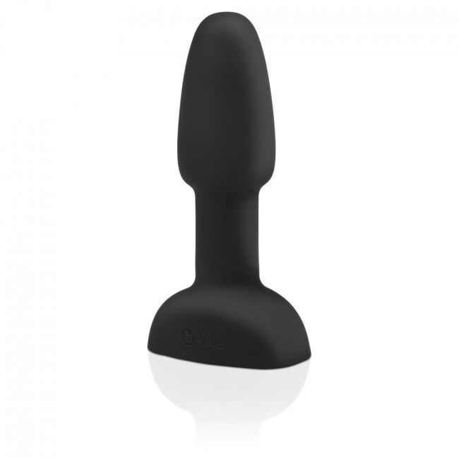 B-VIBE - PLUG ANALE RIMMING CON TELECOMANDO, NERO PICCOLO