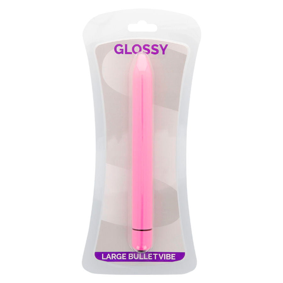GLOSSY - SLIM VIBRATORE SOTTILE ROSA SCURO