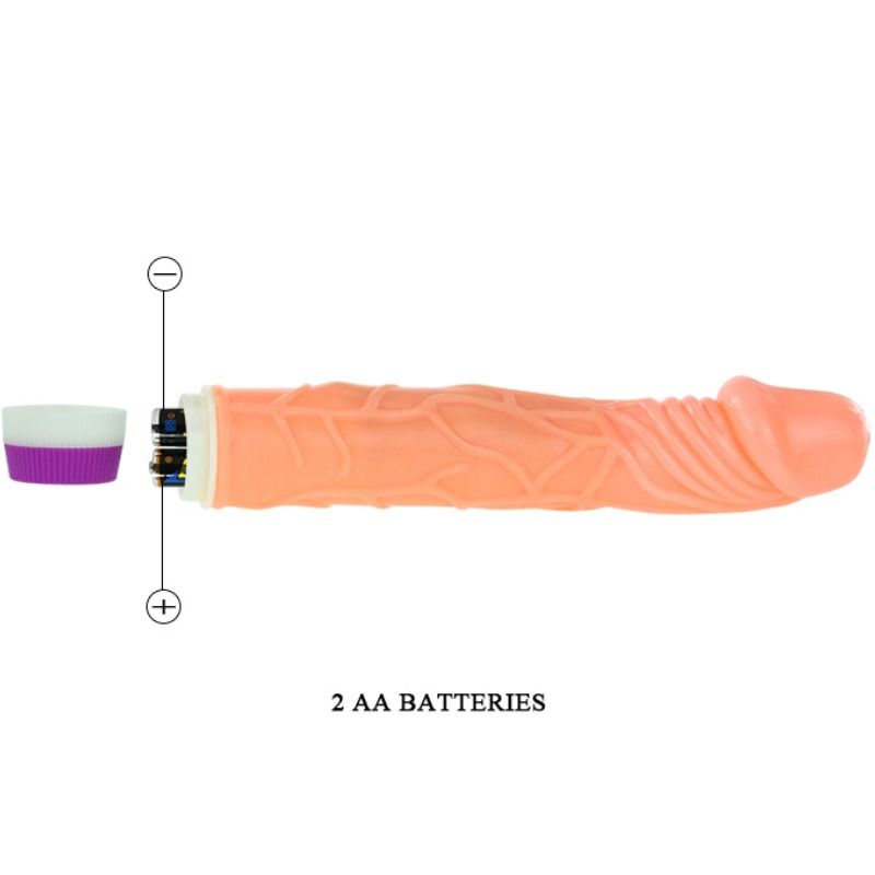 BAILE - WAVES OF PLEASURE VIBRATORE 22,5 CM NUDE
