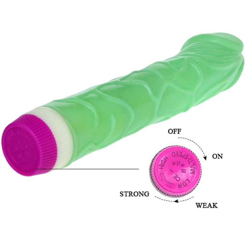 BAILE - WAVES OF PLEASURE VIBRATORE 23 CM VERDE