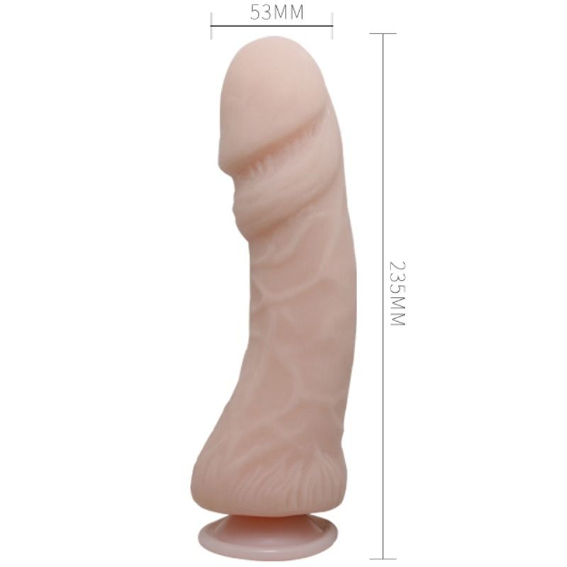 BAILE - DILDO REALISTICO CON VIBRAZIONE 23.5 CM NATURALE