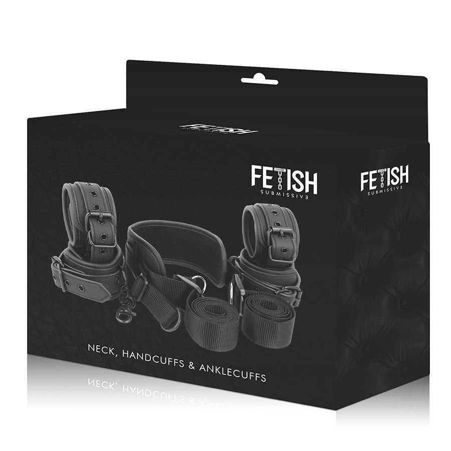 FETISH SUBMISSIVE - POSITION MASTER CON 4 MANETTE RIVESTITE IN NEOPRENE
