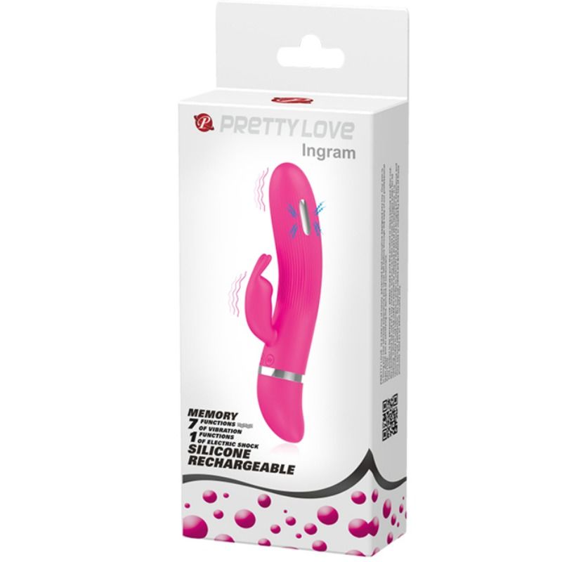 PRETTY LOVE - FLIRTATION INGRAM VIBRATORE CON STIMOLAZIONE ELETTRICA