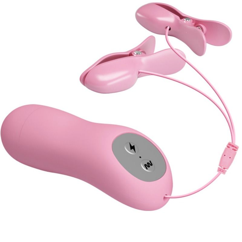 BAILE - ROMANTIC WAVE PINZETTE CON VIBRAZIONE ED
ELETTROSHOCK ROSA