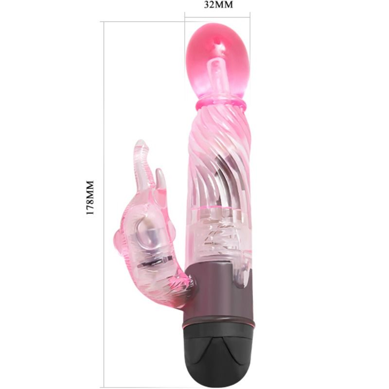BAILE - GIVE YOU A KIND OF LOVER VIBRATORE CON RABBIT ROSA
