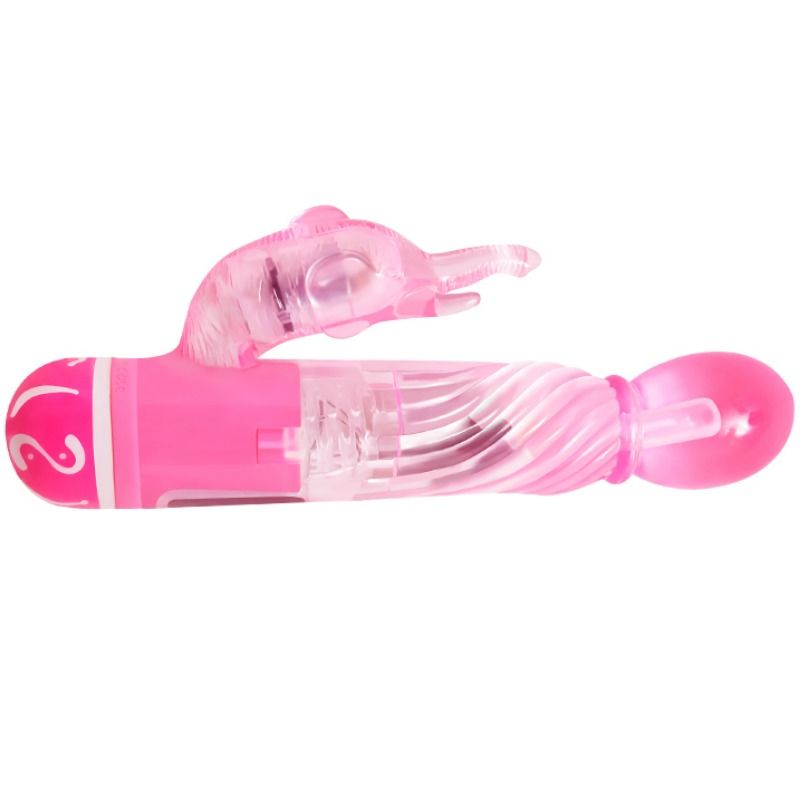 BAILE - VIBRATORE MULTIVELOCITA' CON STIMOLATORE ROSA