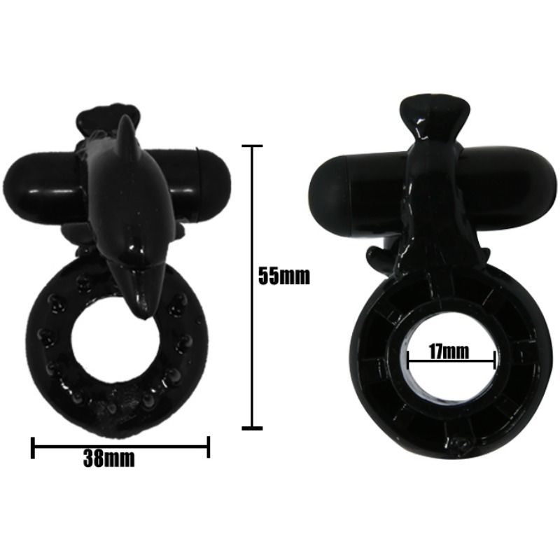 BAILE - ANELLO SWEET ANELLO CON STIMOLATORE CLITORIDE DELFINO