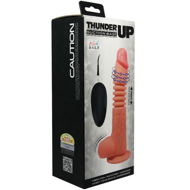 DILDO REALISTICO VIBRANTE MULTIFUNZIONE THUNDER UP