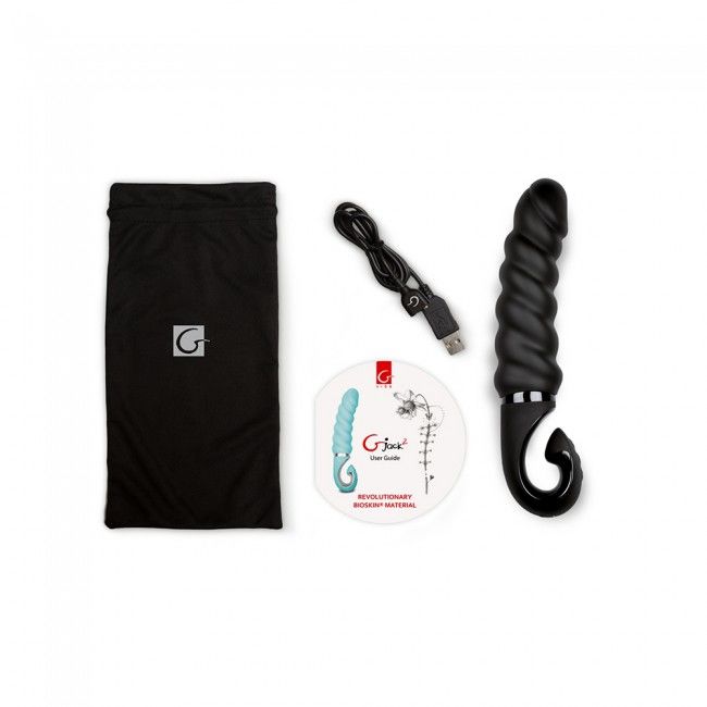 G-VIBE - GJACK 2 DILDO VIBRANTE NERO