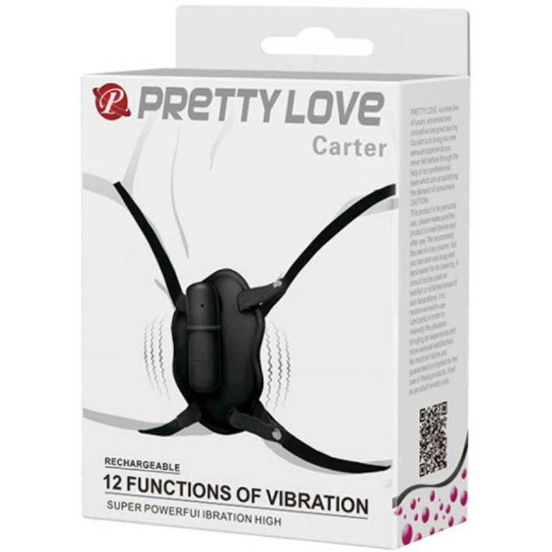 PRETTY LOVE - CARTER STRAP ON CON BULLET VIBRANTE