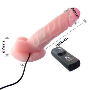BAILE - VIBRATORE ROTATORE REALISTICO IN CIBERSKIN LOVECLONE