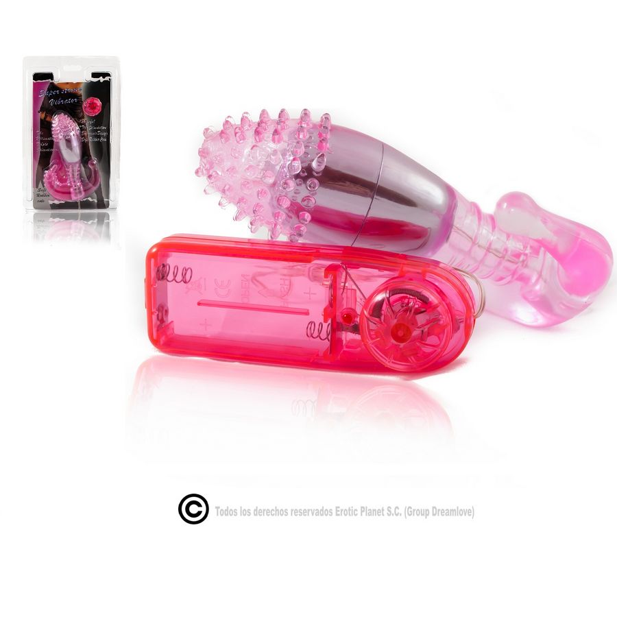 BAILE - STIMOLATORE VIBRANTE VAGINALE E ANALE ROSA