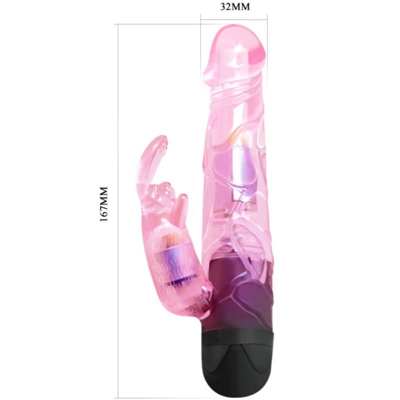 BAILE - GIVE YOU LOVER VIBRATORE CON RABBIT ROSA