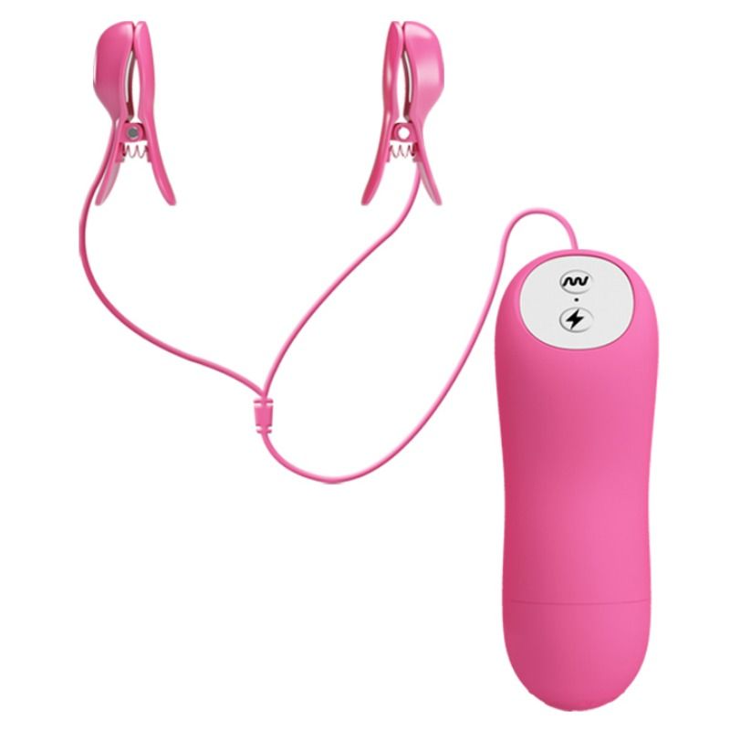 BAILE - ROMANTIC WAVE PINZETTE CON VIBRAZIONE ED ELETTROSHOCK FUCSIA