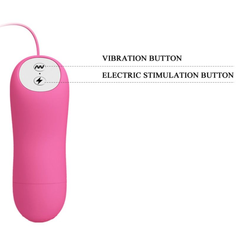 BAILE - ROMANTIC WAVE PINZETTE CON VIBRAZIONE ED ELETTROSHOCK FUCSIA