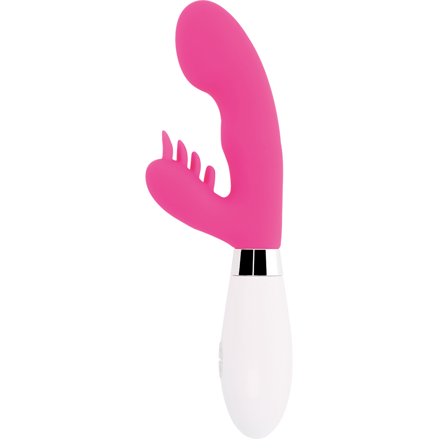 GLOSSY - ELVIS MASSAGGIATORE RABBIT ROSA
