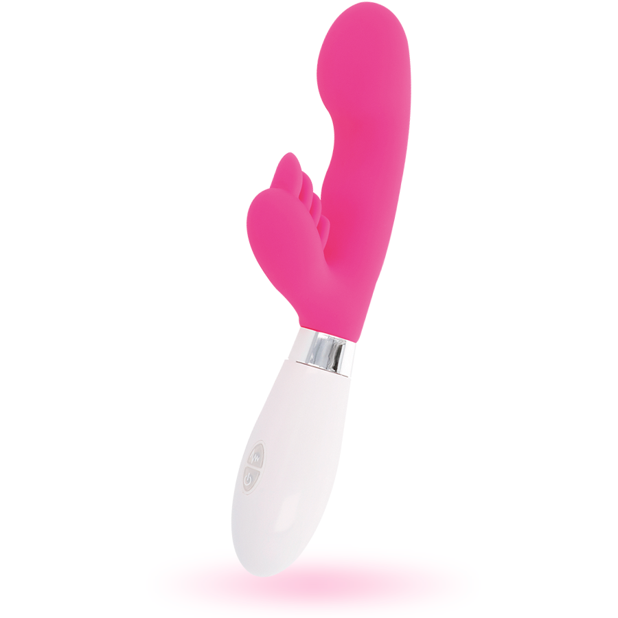 GLOSSY - ELVIS MASSAGGIATORE RABBIT ROSA