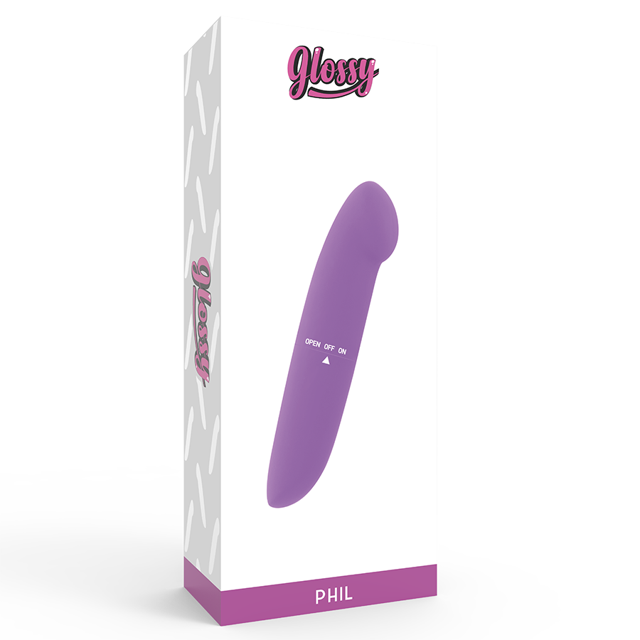 GLOSSY - PHIL VIBRATORE PUNTO G VIOLA