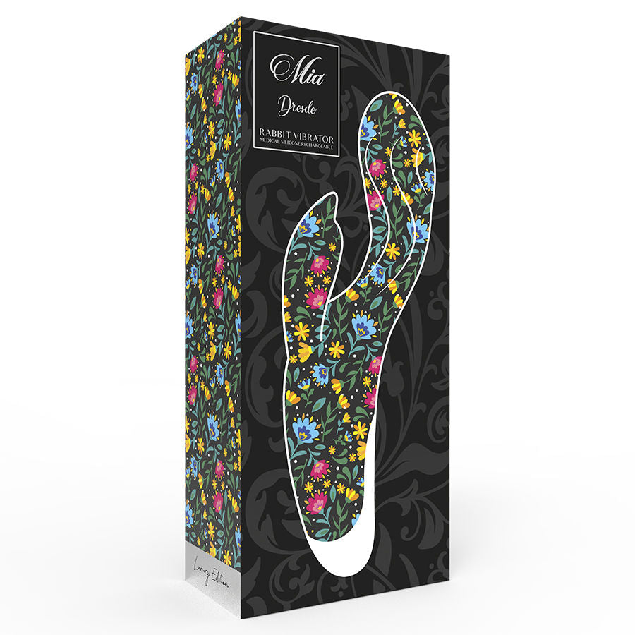 MIA - DRESDE VIBRATORE FLESSIBILE STIMOLATORE CLITORIDE E PUNTO G DOPPIO MOTERE TURCHESE
