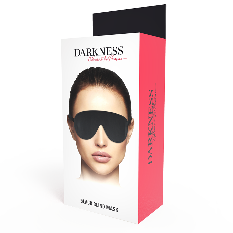 DARKNESS - MASCHERINA OCCHI NERA IN PVC
