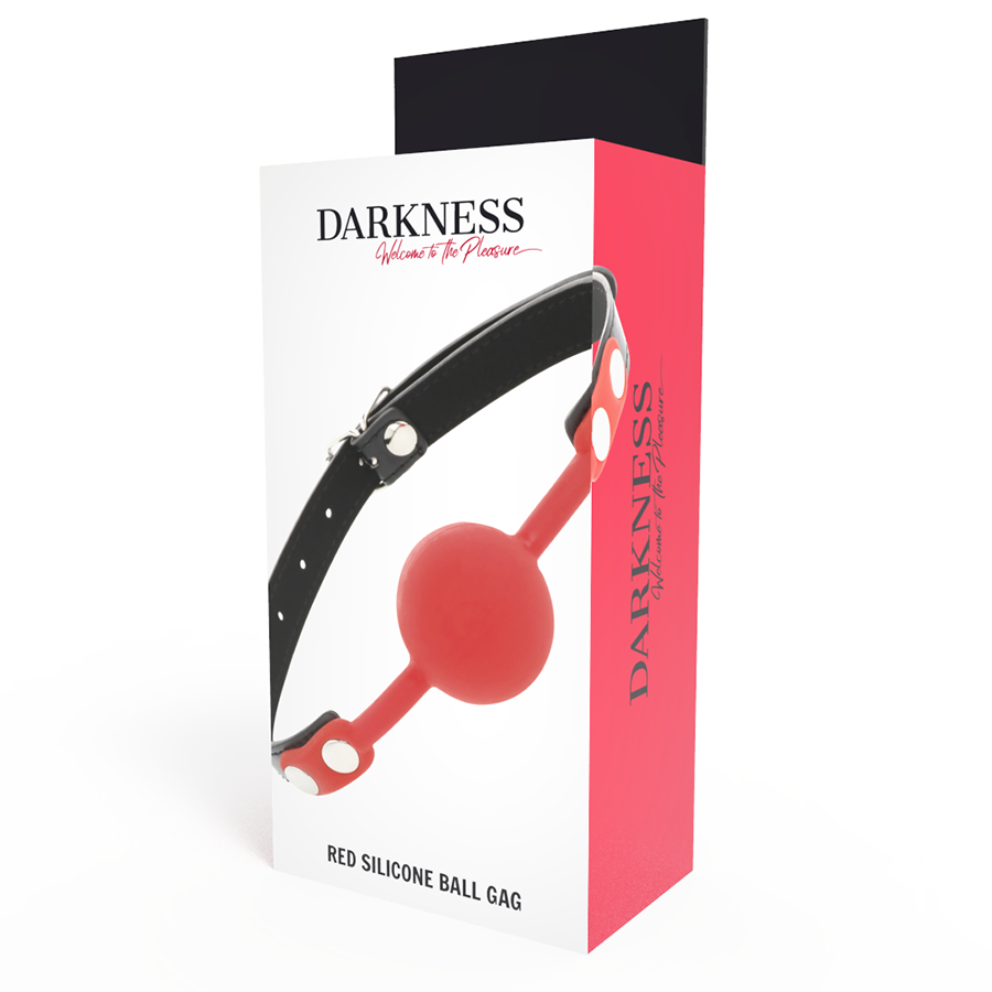DARKNESS - GAG IN SILICONE ROSSO