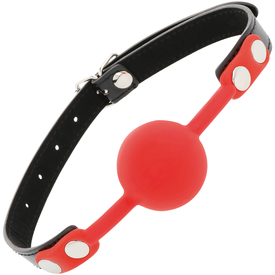 DARKNESS - GAG IN SILICONE ROSSO