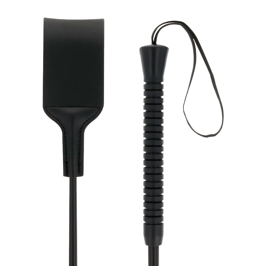FRUSTA 53 CM NERA, PUNTA IN PVC MORBIDO, IMPUGNATURA ERGONOMICA