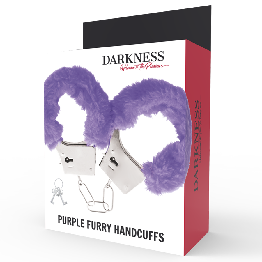 DARKNESS - MANETTE IN METALLO CON FODERA LILLA
