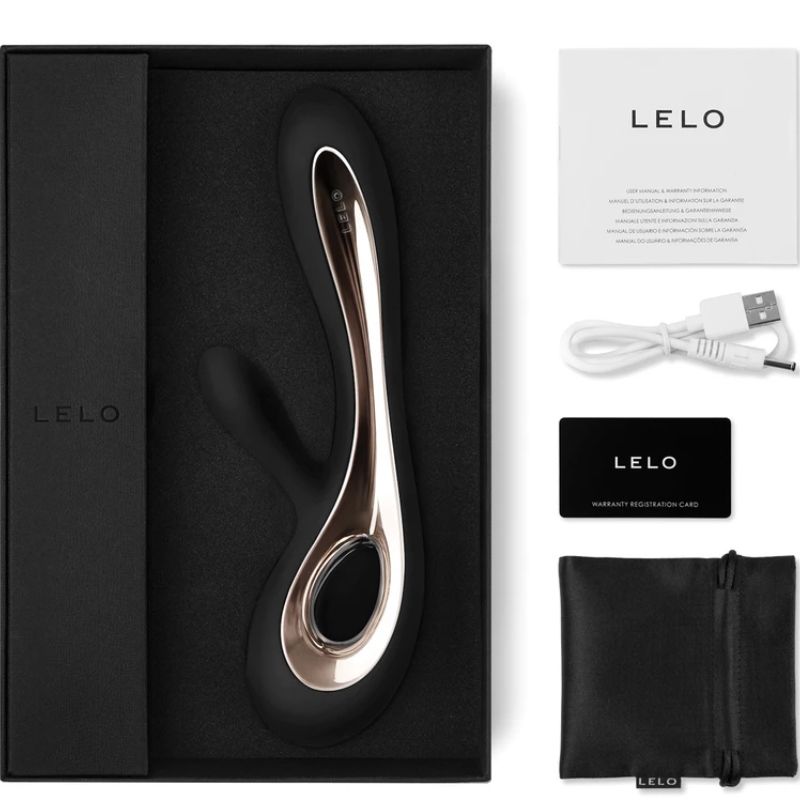 LELO - SORAYA 2 VIBRATORE CON RABBIT NERO