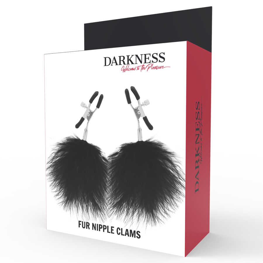 DARKNESS - MORSETTI PER CAPEZZOLI CON PONPON