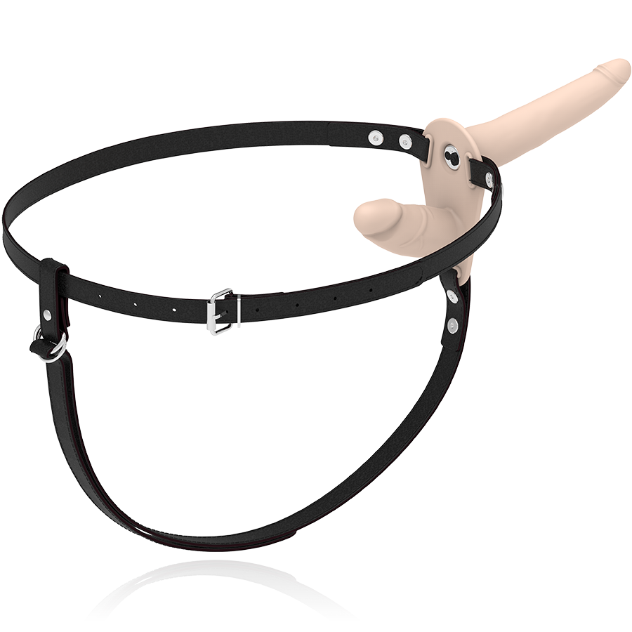 FETISH SUBMISSIVE - HARNESS CON VIBRATORE A DOPPIA PENETRAZIONE