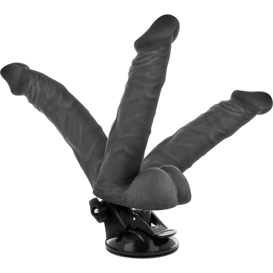 BASECOCK - VIBRATORE REALISTICO CON TELECOMANDO ARTICOLABILE 20 CM -O- 4,5 CM