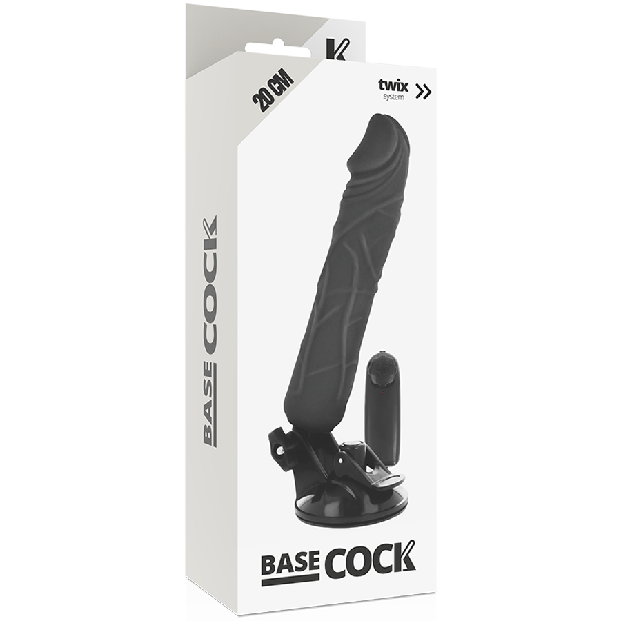 BASECOCK - VIBRATORE REALISTICO TELECOMANDO 20 CM -O- 4 CM