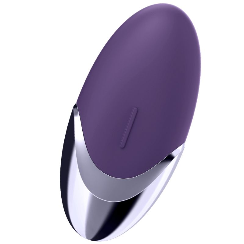 SATISFYER - PURPLE PLEASURE VIBRATORE STIMOLATORE CLITORIDE LAY-ON VIOLA