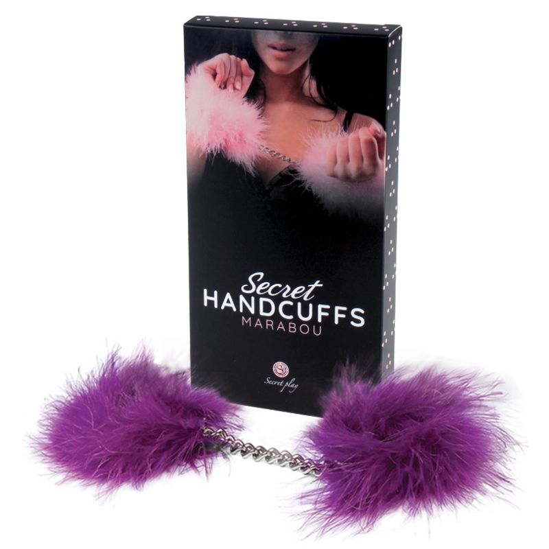 SECRETPLAY - MANETTE IN MARABOU VIOLA