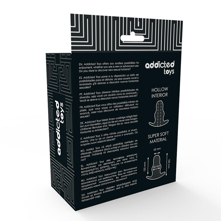 DILATATORE ANALE GRANDE 13 CM TRASPARENTE