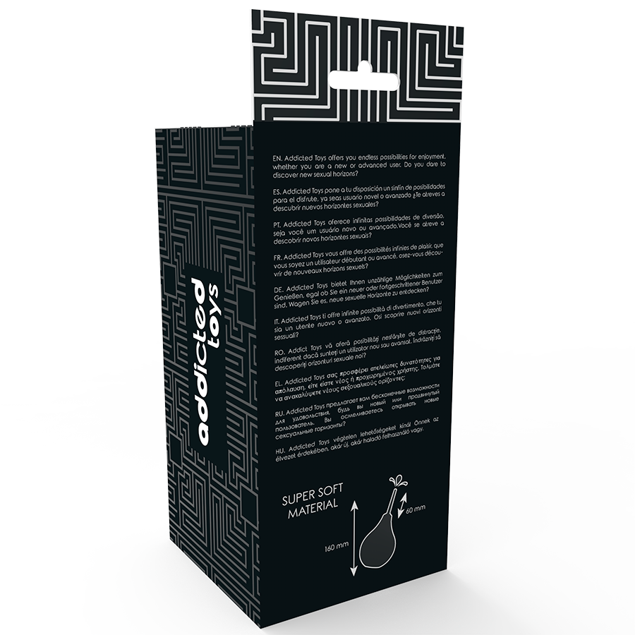 ADICCTED TOYS - DOCCIA ANALE NERA
