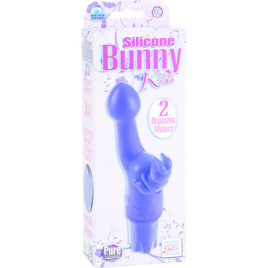CALEXOTICS - BUNNY KISS VIBRATORE SILICONE VIOLA