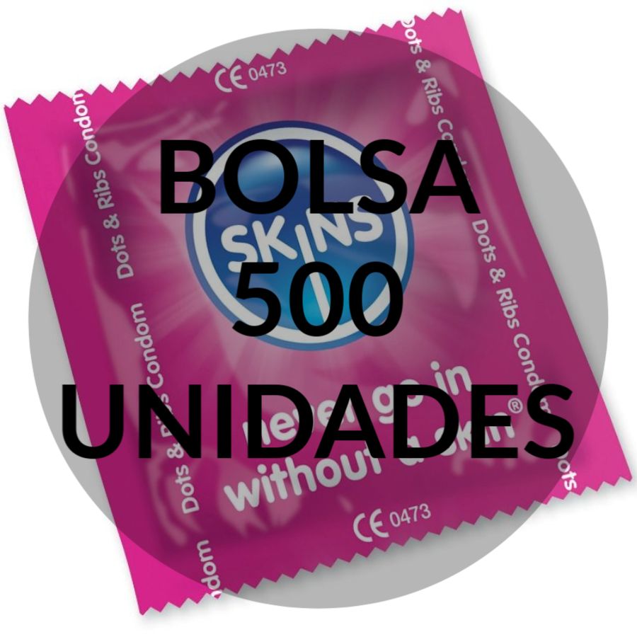 SKINS POINTS AND STRETCH MARKS- PRESERVATIVI BAG 500 UNITÀ