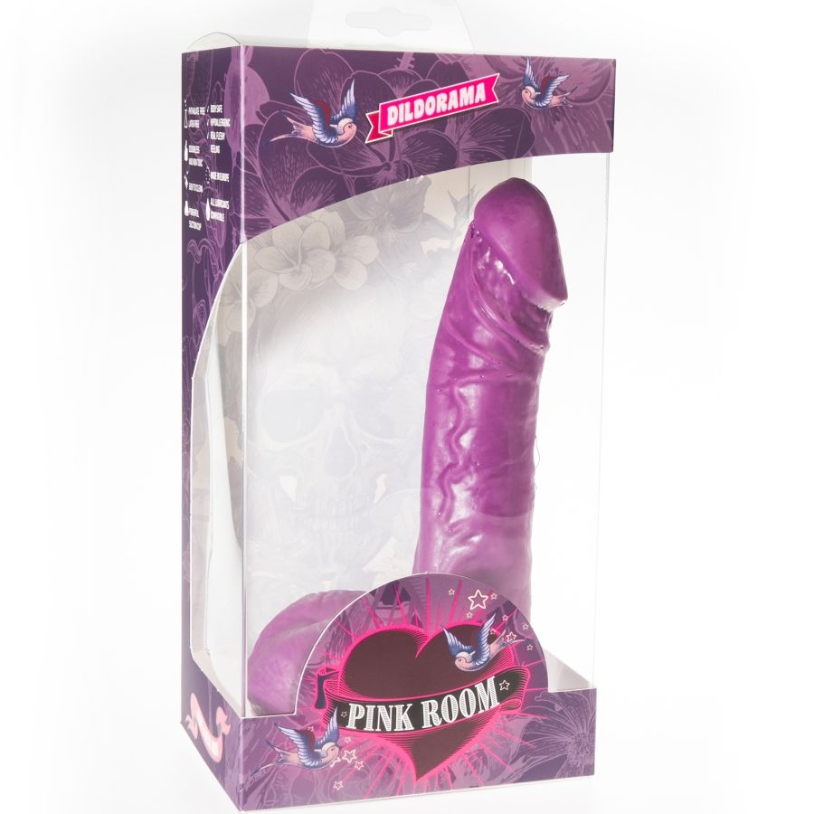 PINK ROOM - DILDO REALISTICO EBAN VIOLA 19 CM