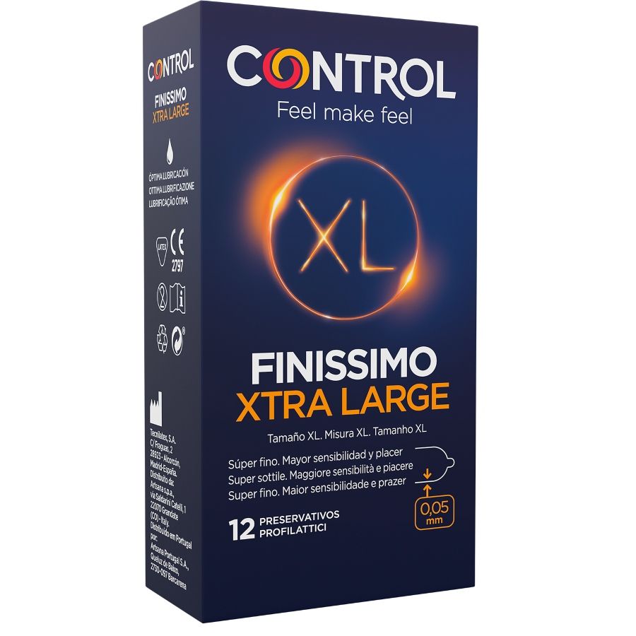 CONTROL FINISSIMO XL - PRESERVATIVI XL 12 UNITÀ