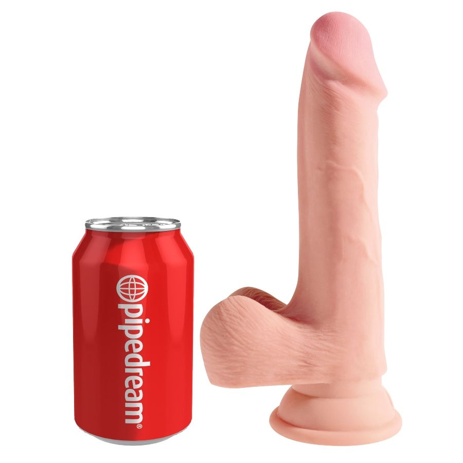KING COCK - DILDO TRIPLA DENSITA' 19 CM