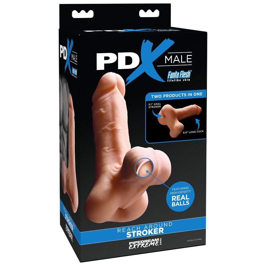 PDX MALE - REACH AROUND MASTURBATORE REALISTICO ULTRA MORDIDO CON ANO E PENE REALISTICO