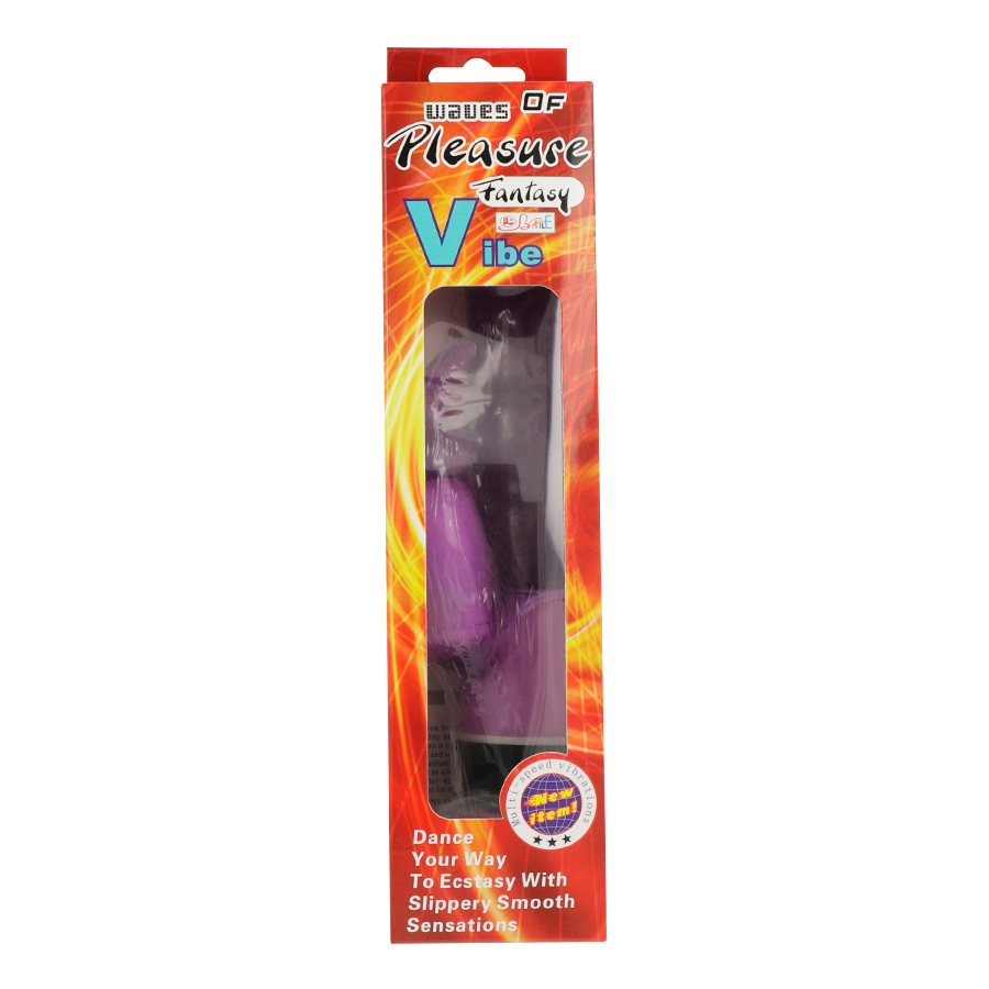 BAILE - WAVES OF PLEASURE VIBRATORE CON RABBIT 23 CM LILLA
