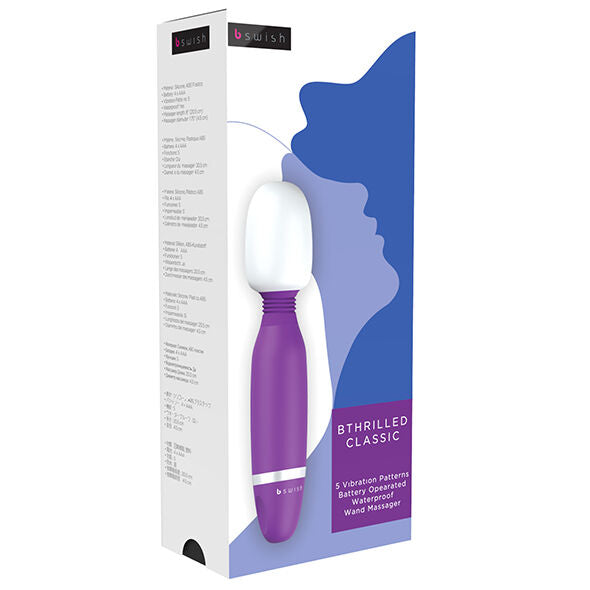 B SWISH - BTHRILLED CLASSIC MINI VIBRATORE WAND LILLA