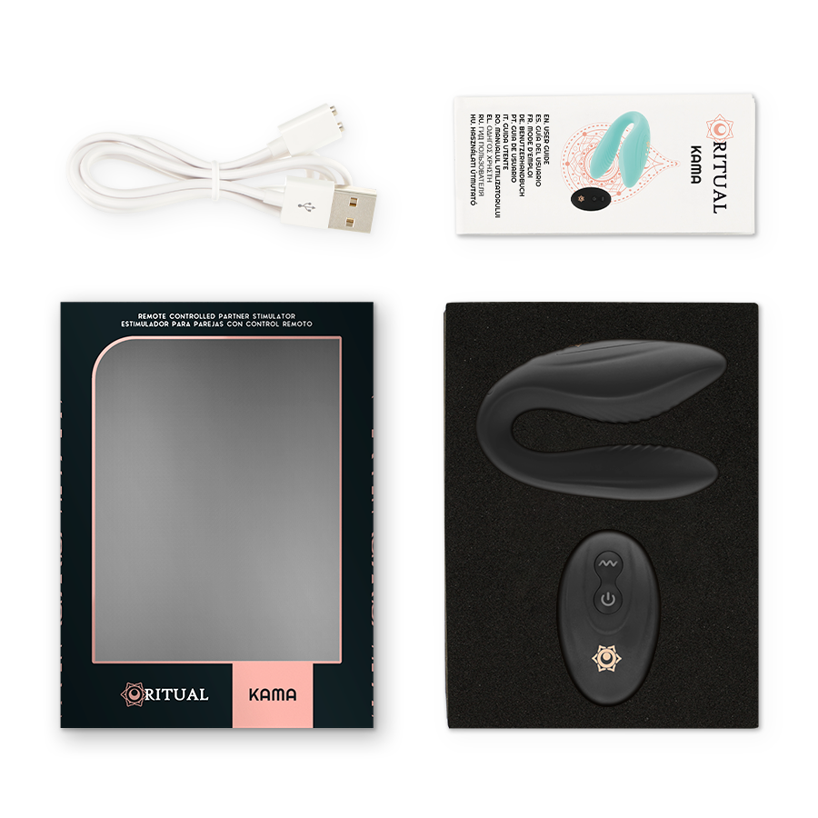 RITHUAL - KAMA VIBRATORE DI COPPIA CON TELECOMANDO